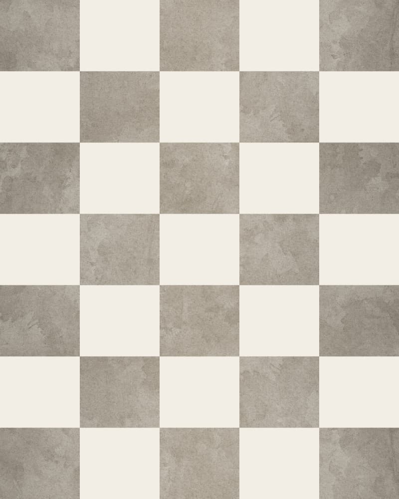 Grey Concrete Checkerboard by Ema Paraschiv — canvas wall art