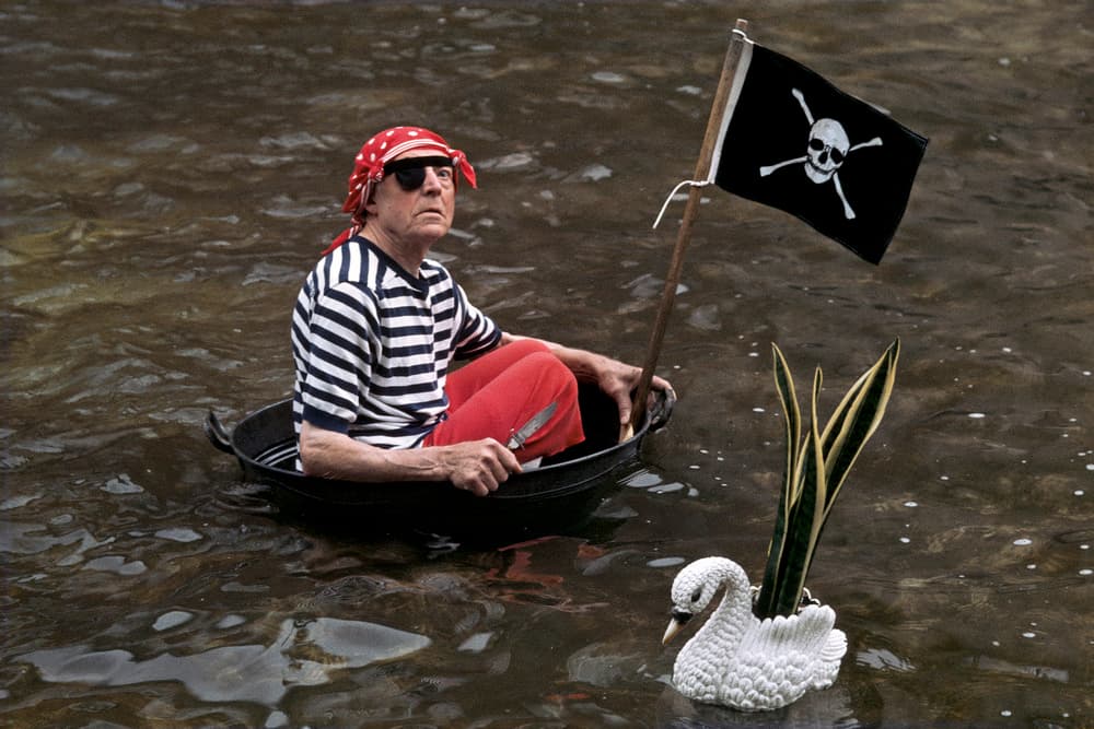 Pirate on Water Journey by Lus Joosten — canvas wall art