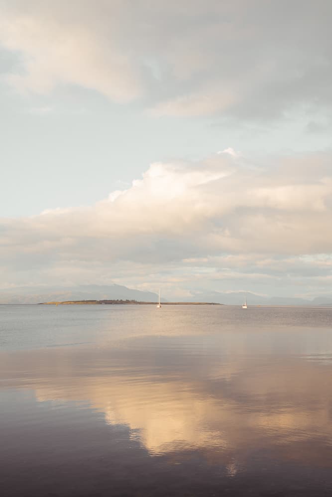 Dreamy Cloud Reflections by Henrike Schenk — canvas wall art