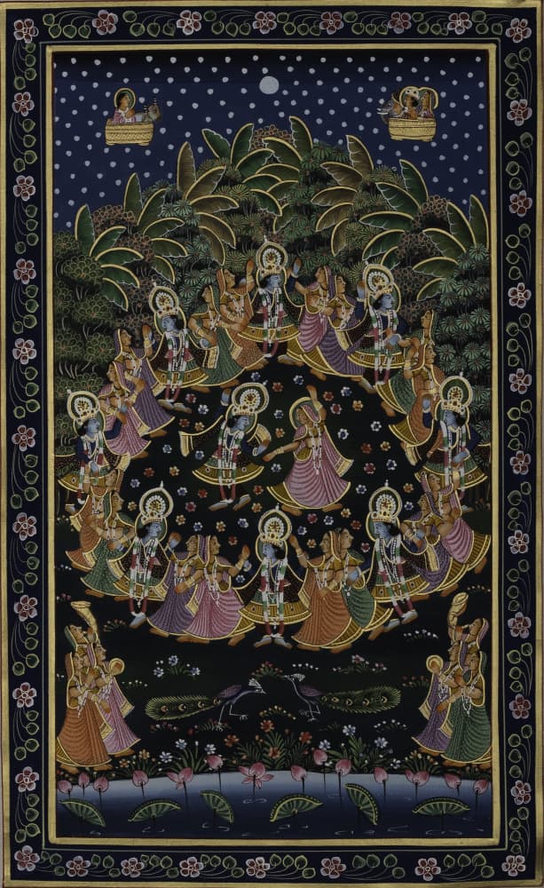 Krishna's Divine Dance by IMAGINEERS STUDIO — canvas wall art