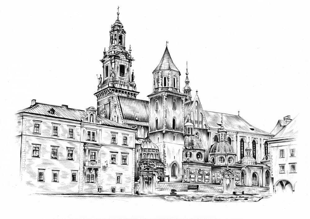 Historic Castle Grandeur by Kulik — canvas wall art