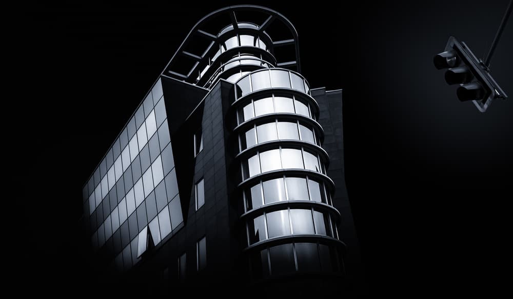 Sleek Building Curves by Jörg Vollrath — canvas wall art