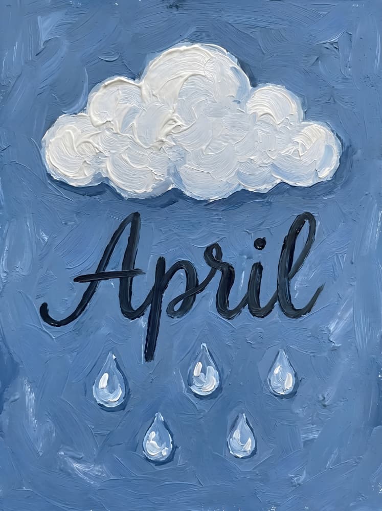 April Rain Cloud by HUGO — canvas wall art