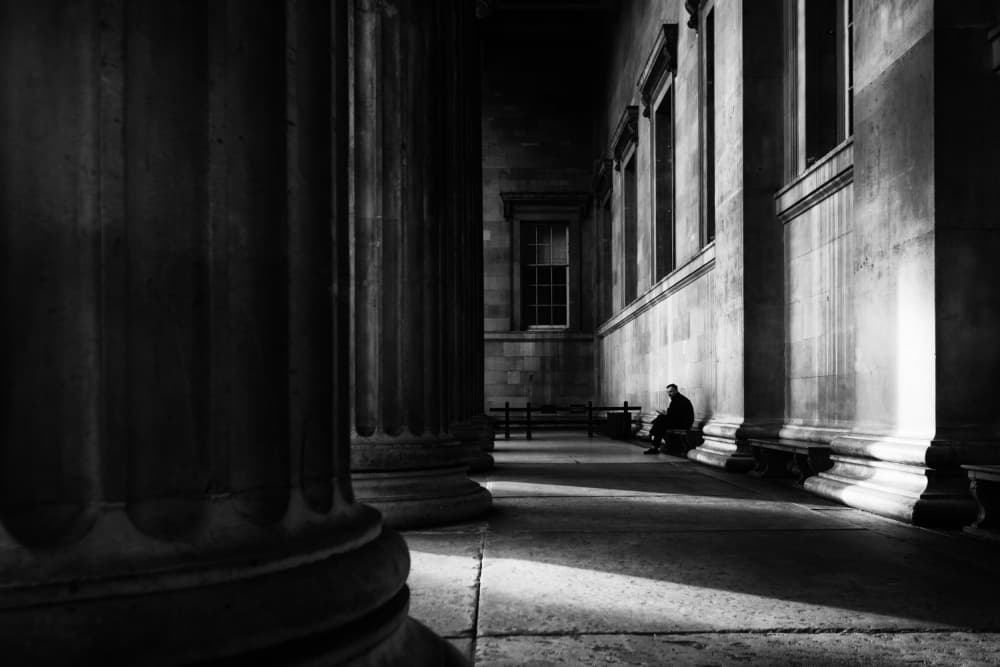 Pillars Of Solitude by Josefina Melo — canvas wall art