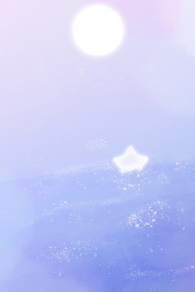 Magical Moon and Star by Xuan Thai — canvas wall art