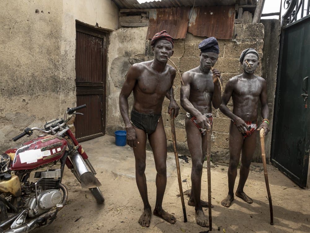 Tribal African Ritual by Elena Molina — canvas wall art