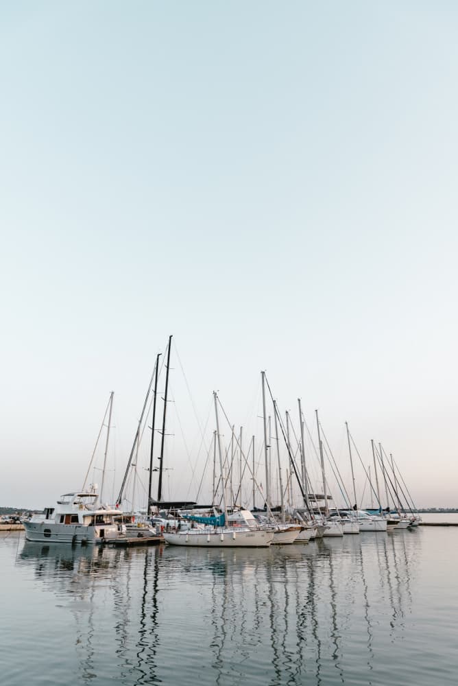 Serene Marina Boats by Photolovers — canvas wall art