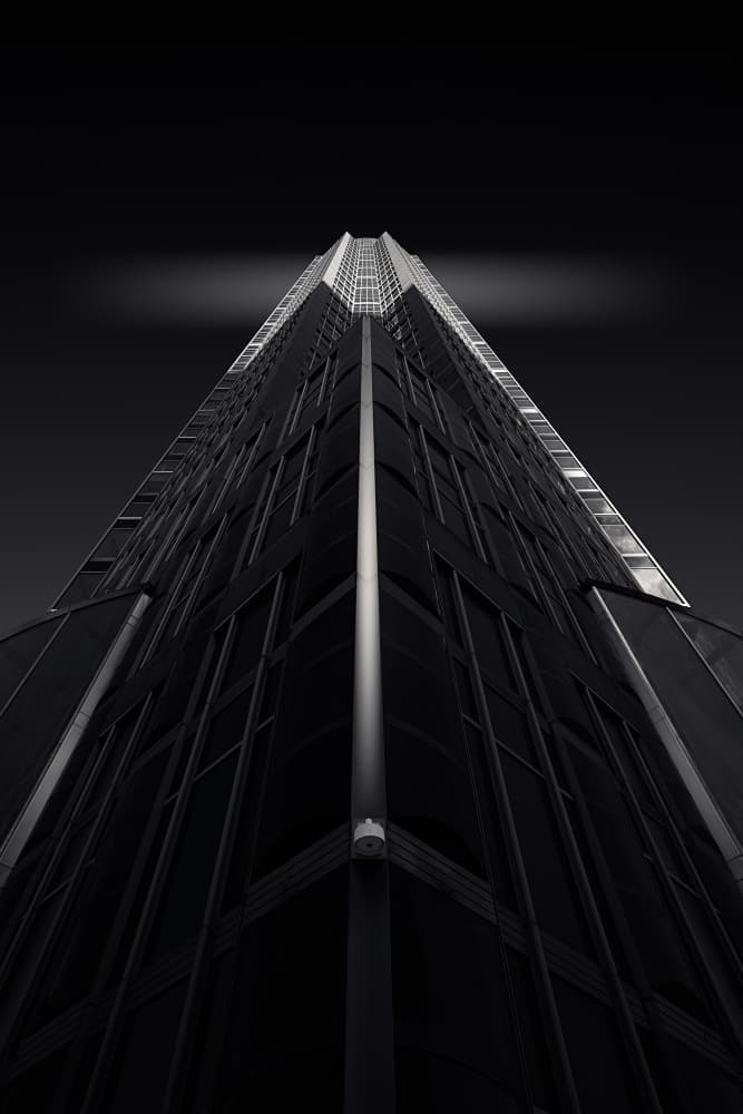 Sleek Urban Ascent by Roland Weber — canvas wall art