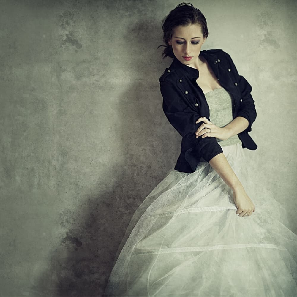 Thoughtful Fashion Portrait by kenp — canvas wall art