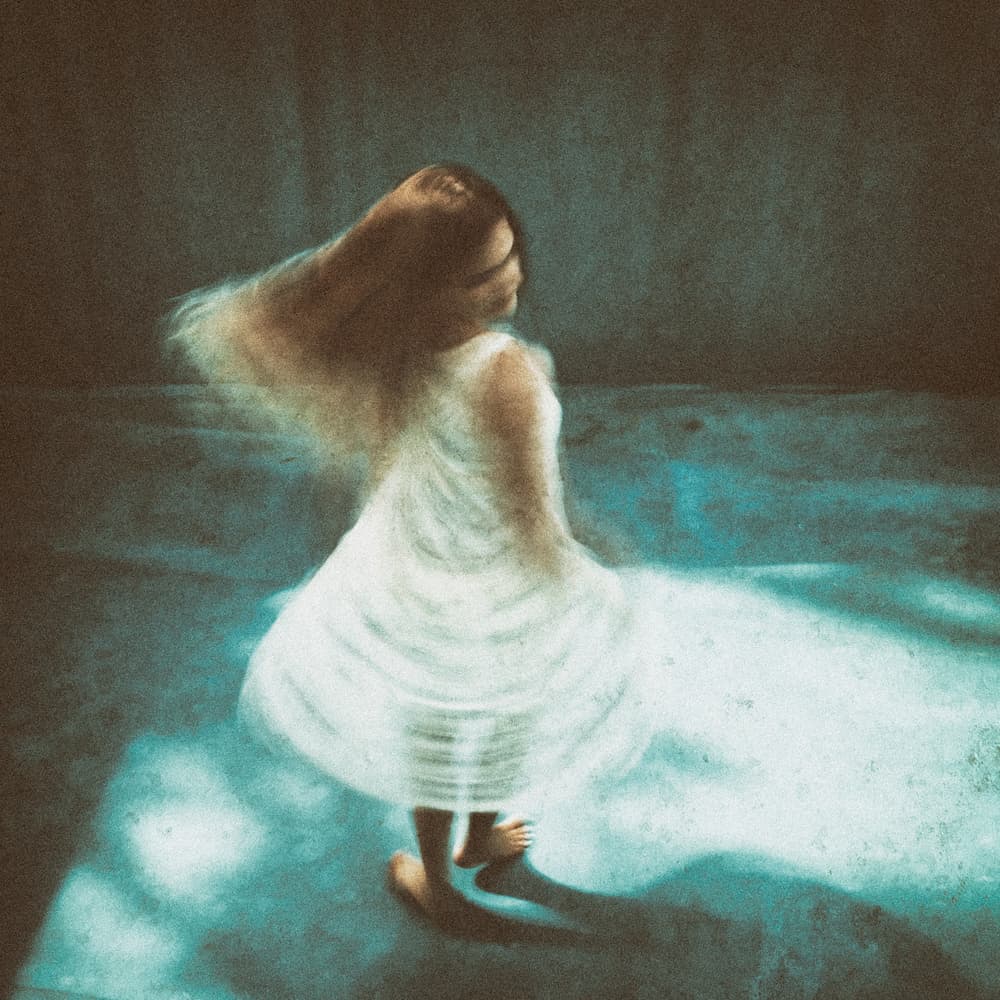 Ethereal Dancing Girl by Roswitha Schleicher-Schwarz — canvas wall art