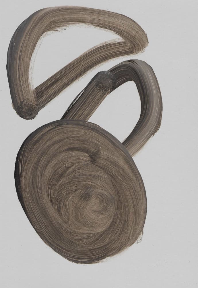 Abstract Flowing Forms by Santhosh ch — canvas wall art