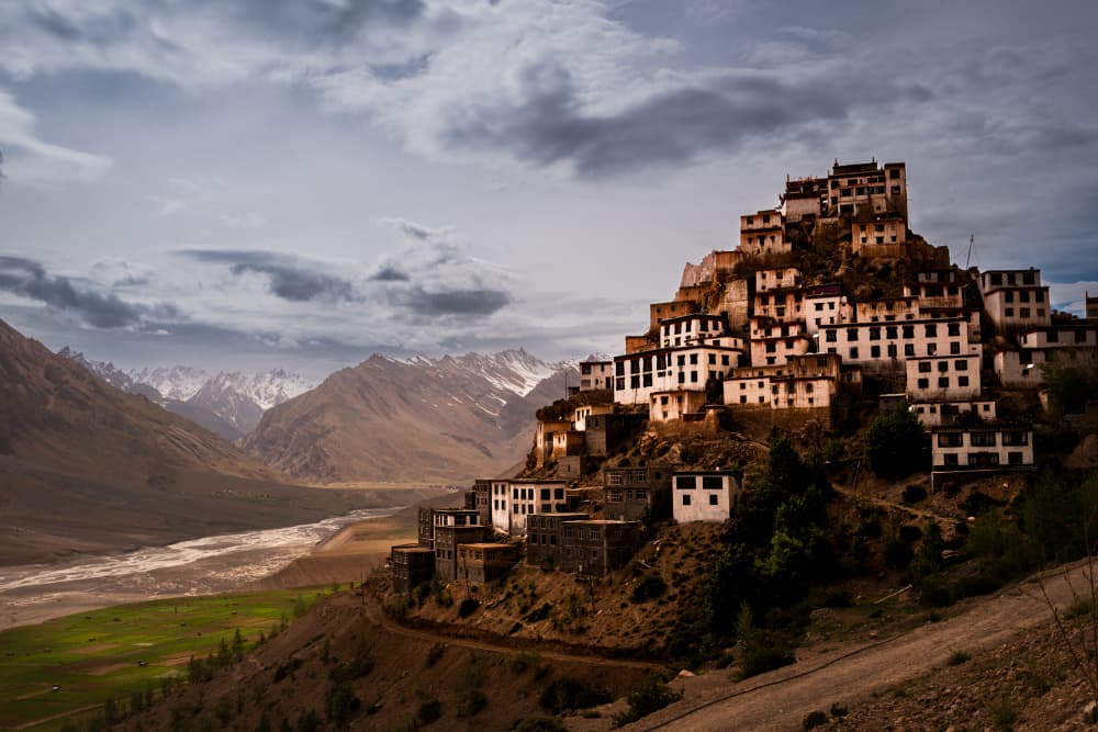 Ancient Himalayan Monastery by Shobhit Chawla — canvas wall art