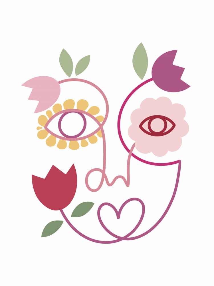 Bloom 2 by Shatha Al Dafai — canvas wall art
