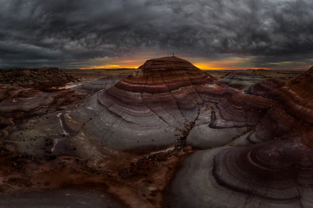 Dramatic Painted Desert by James Bian — canvas wall art