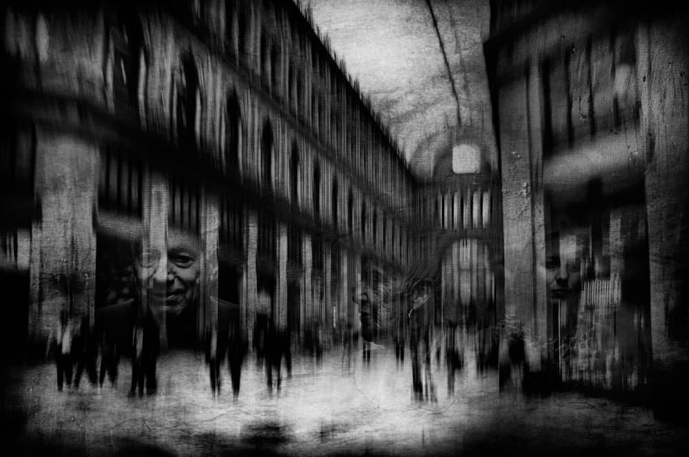 Mysterious Grand Hall by Antonio Grambone — canvas wall art