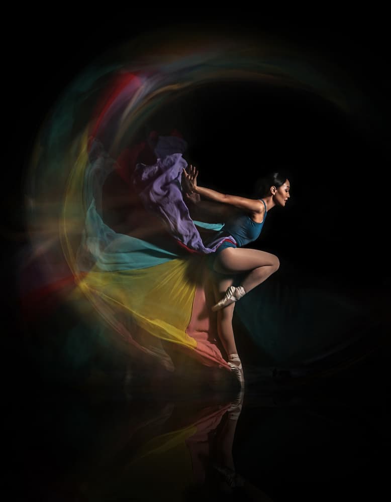 Dynamic Ballet Movement by Ajar Setiadi — canvas wall art