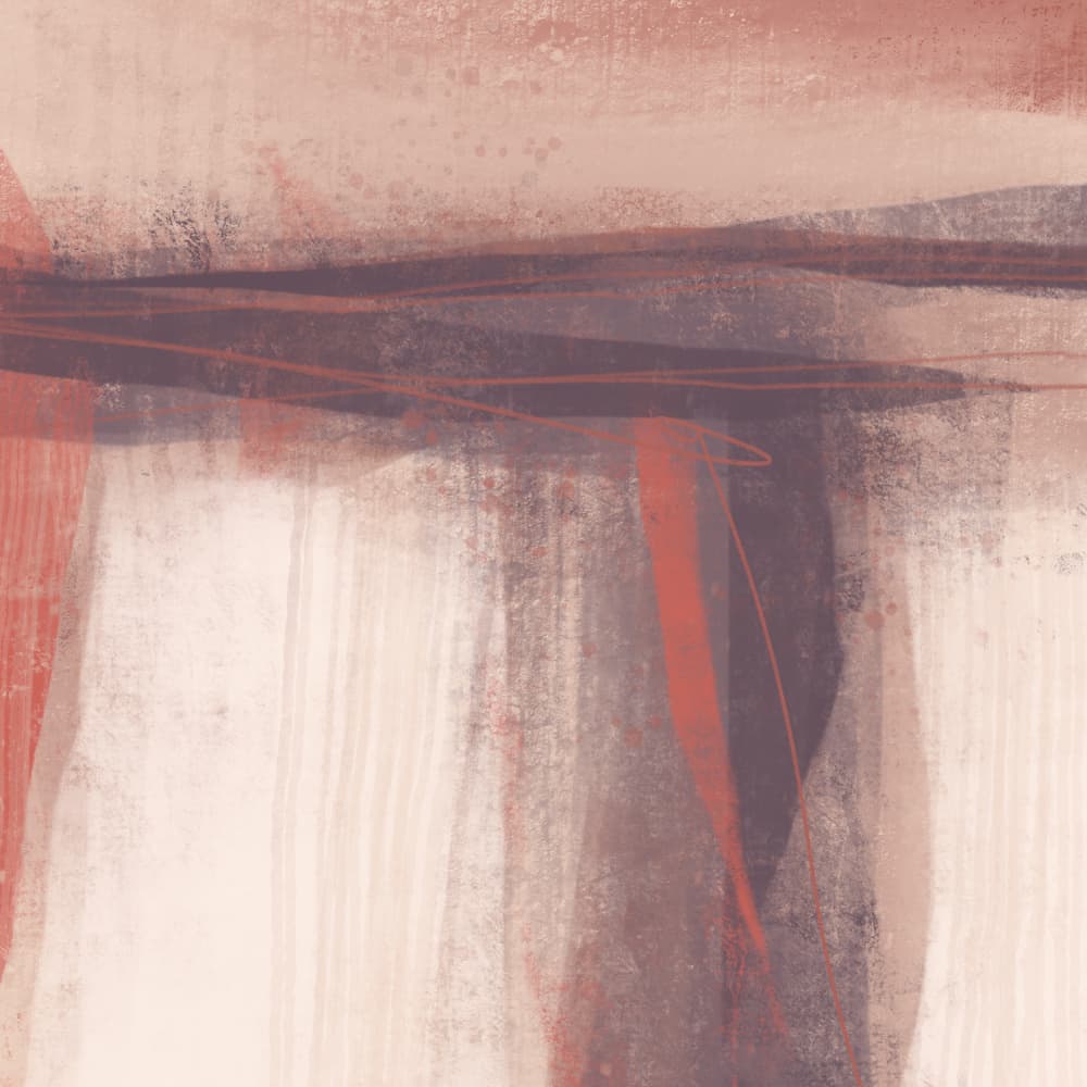 Earthy Abstract Layers by MANSI SAXENA — canvas wall art
