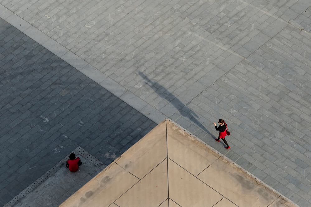 Urban Geometry Walk by Haitham AL Farsi — canvas wall art
