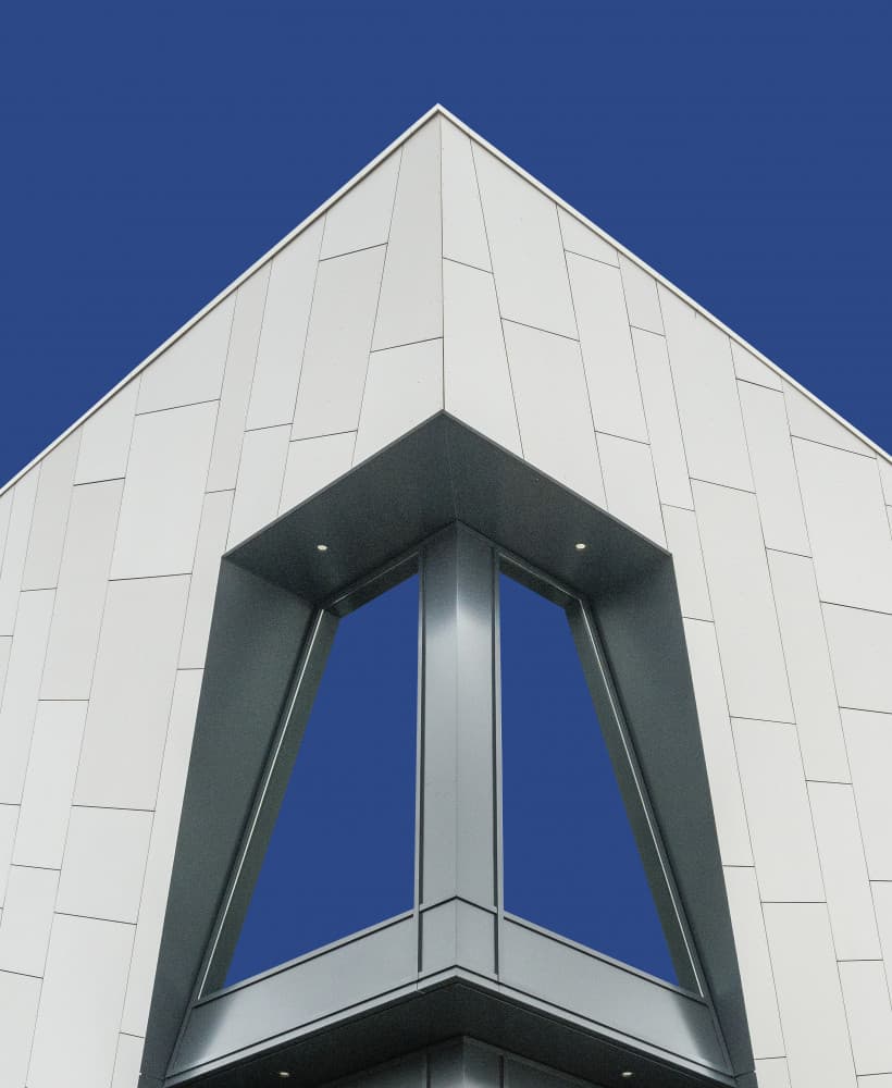 Modern Building Angles by Jef Van den Houte — canvas wall art