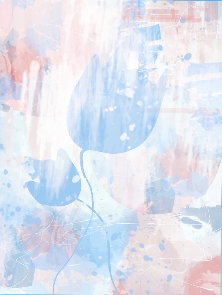 Dreamy Pastel Blooms by Sannel Larson — canvas wall art