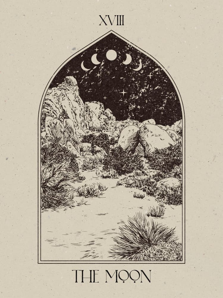 The Moon by NKTN — canvas wall art