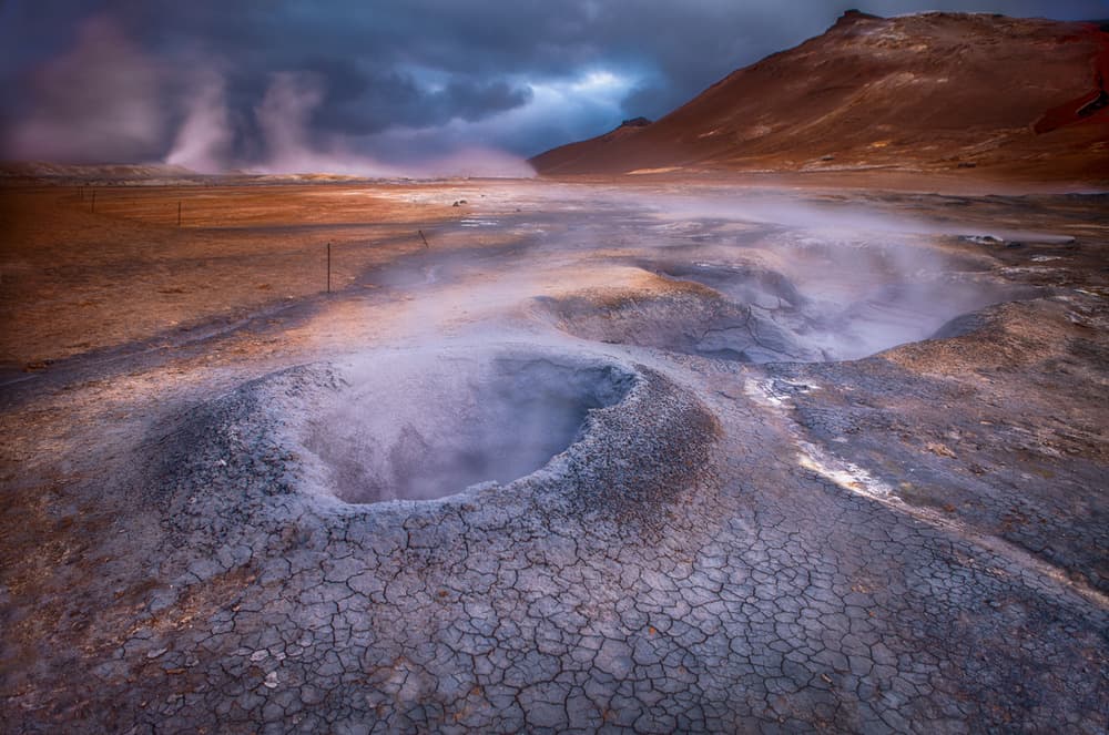 Dramatic Geothermal Landscape by Peter Svoboda MQEP — canvas wall art