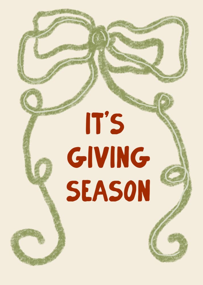 Itsgivingseason by Treechild — canvas wall art