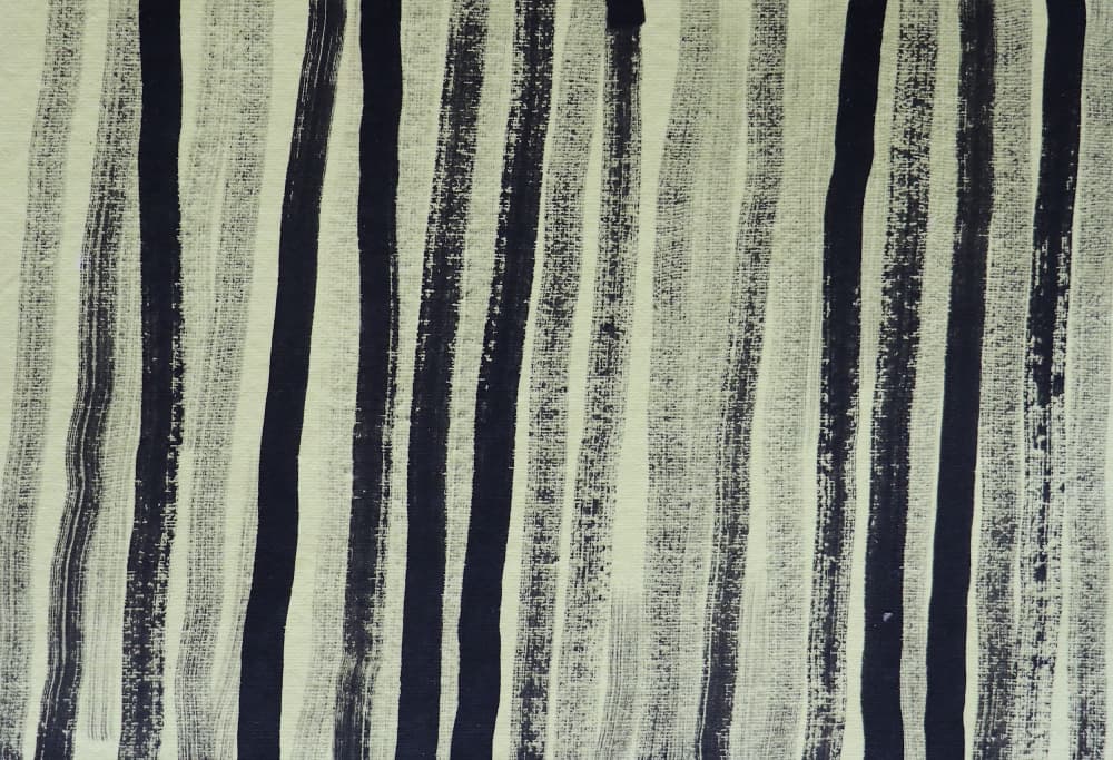 Hand-Painted Vertical Stripes by Santhosh ch — canvas wall art