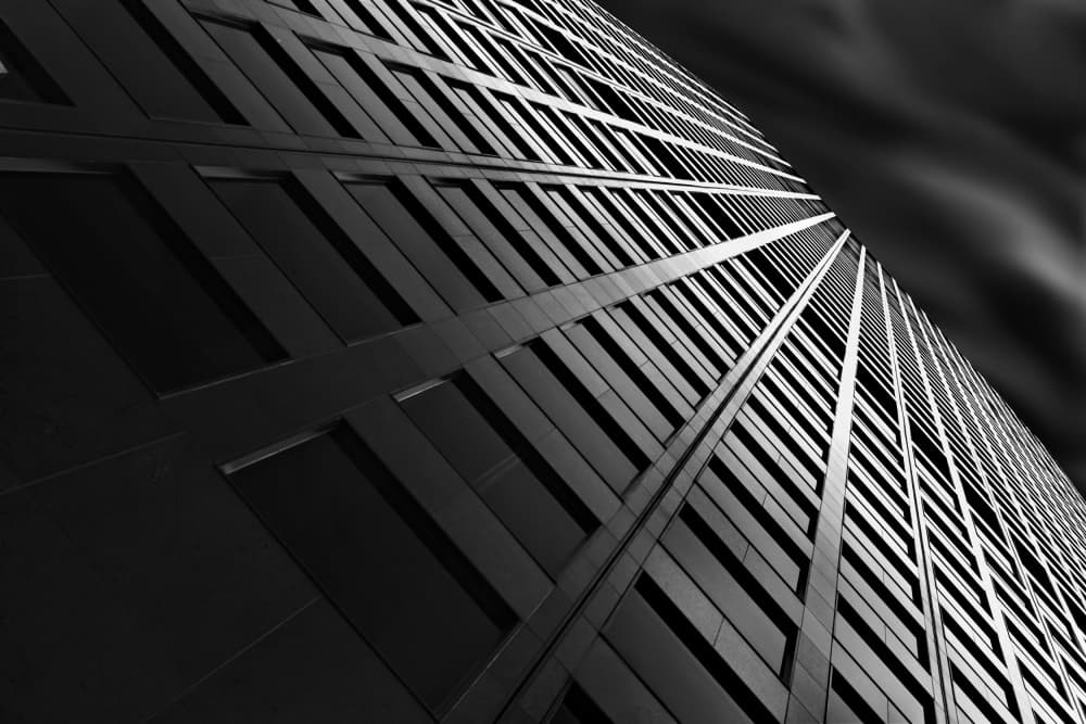 Sleek Skyscraper Ascent by Kapuschinsky — canvas wall art