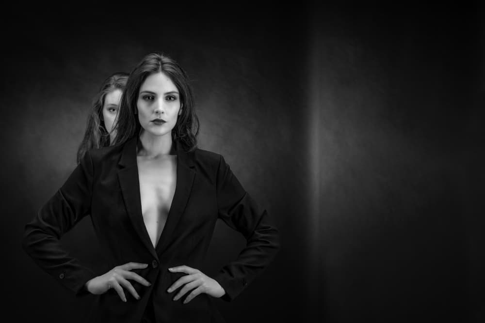 Confident Blazer Women by Luc Stalmans — canvas wall art