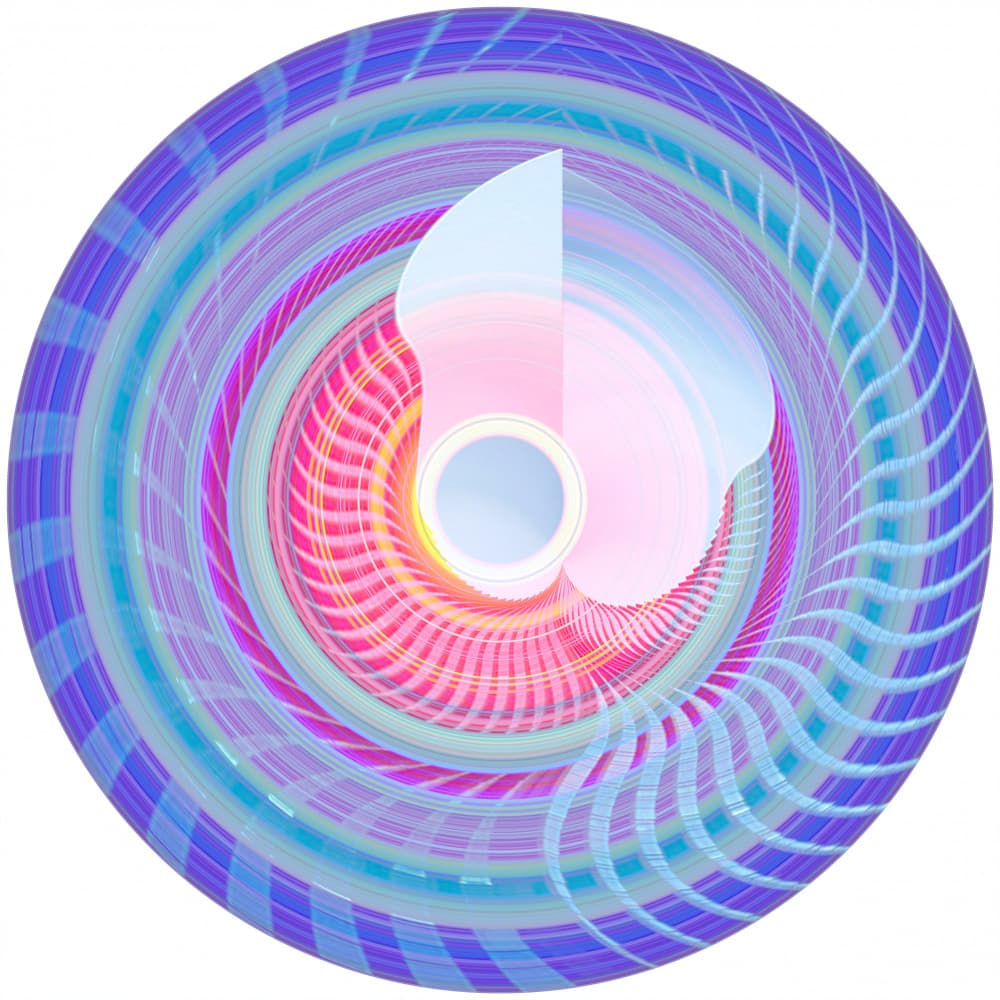 Colorful Geometric Flow by PASLIER Morgan — canvas wall art