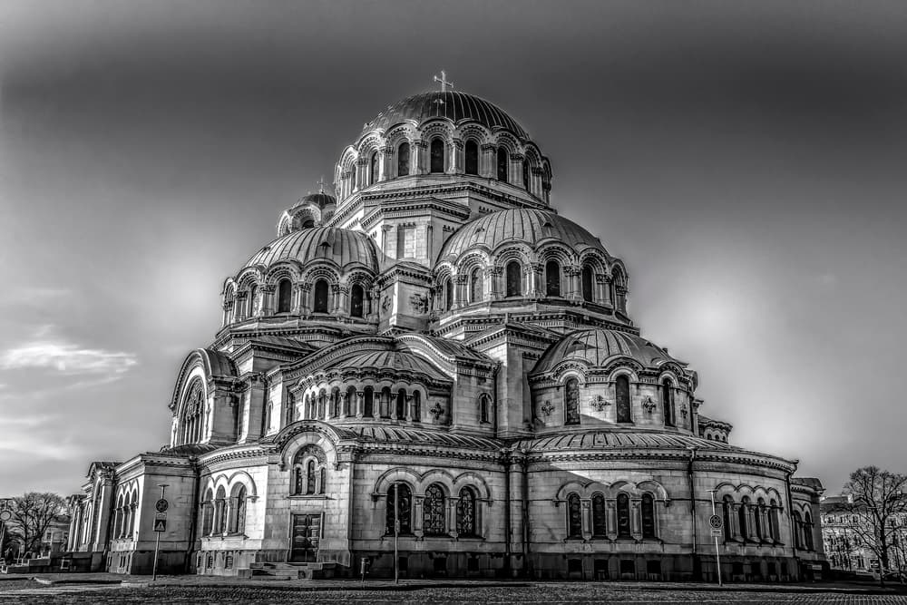 Majestic Domed Cathedral by Vasil Nanev — canvas wall art