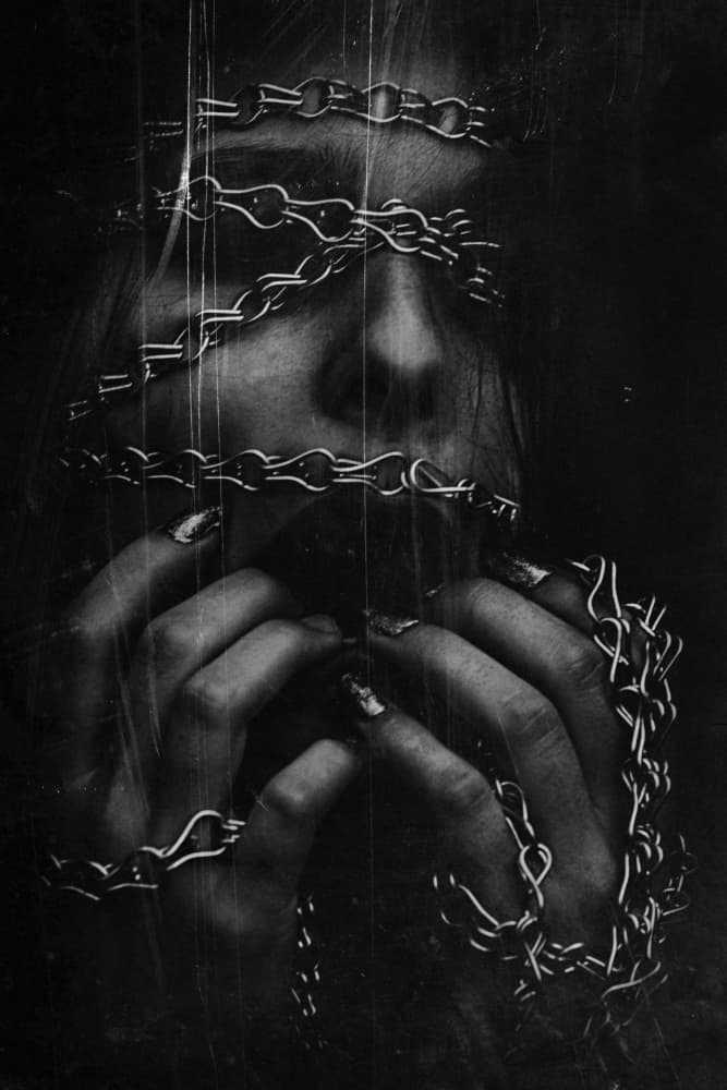 Chained Silence by Bogdan Bouşcă — canvas wall art