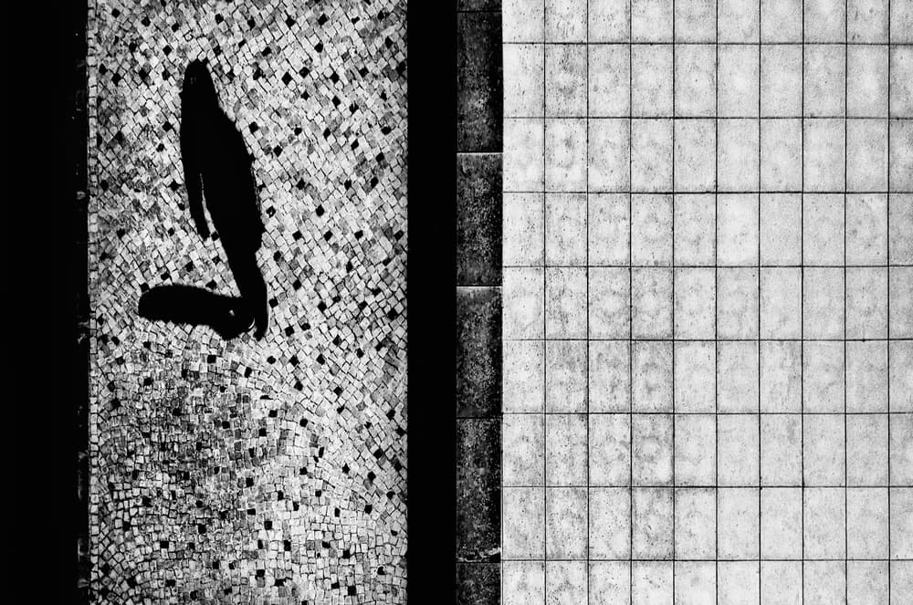 Silhouetted Urban Walk by Paulo Abrantes — canvas wall art