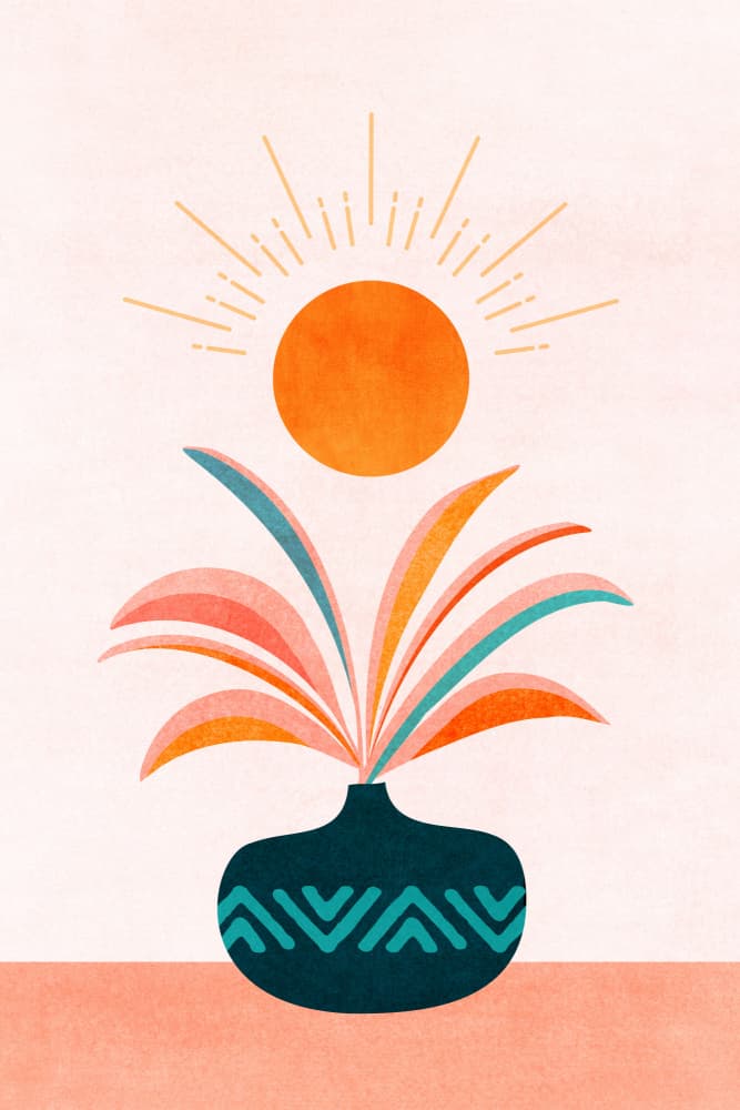 Sun Worship 2 by Kristian Gallagher — canvas wall art