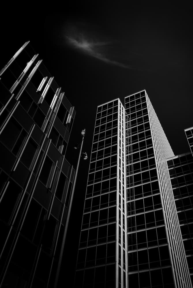 Soaring City Architecture by Greetje van Son — canvas wall art
