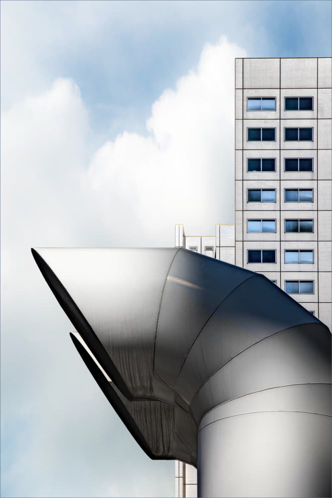 Sleek Urban Architecture by Gilbert Claes — canvas wall art