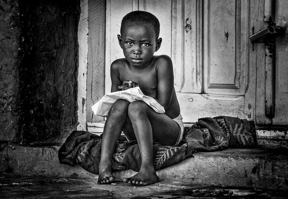 Intense Young Gaze by Joxe Inazio Kuesta Garmendia — canvas wall art