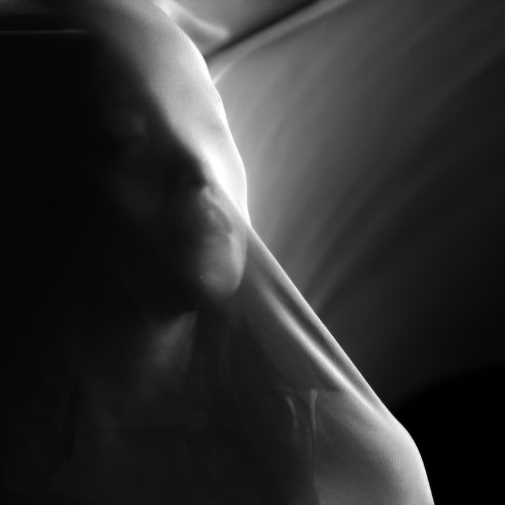 Mysterious Veiled Form by bonifasius wahyu adi f — canvas wall art