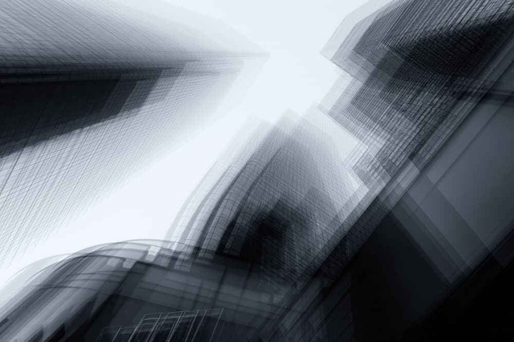 Abstract City Motion by Ibrahim Nabeel — canvas wall art