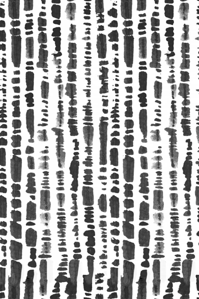 Vertical Ink Strokes by Fun Qui — canvas wall art
