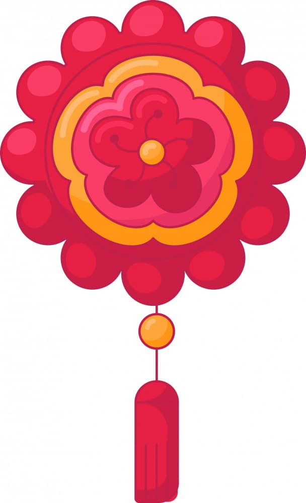 Chinese New Year Charm by Marika Barsrsind β canvas wall art