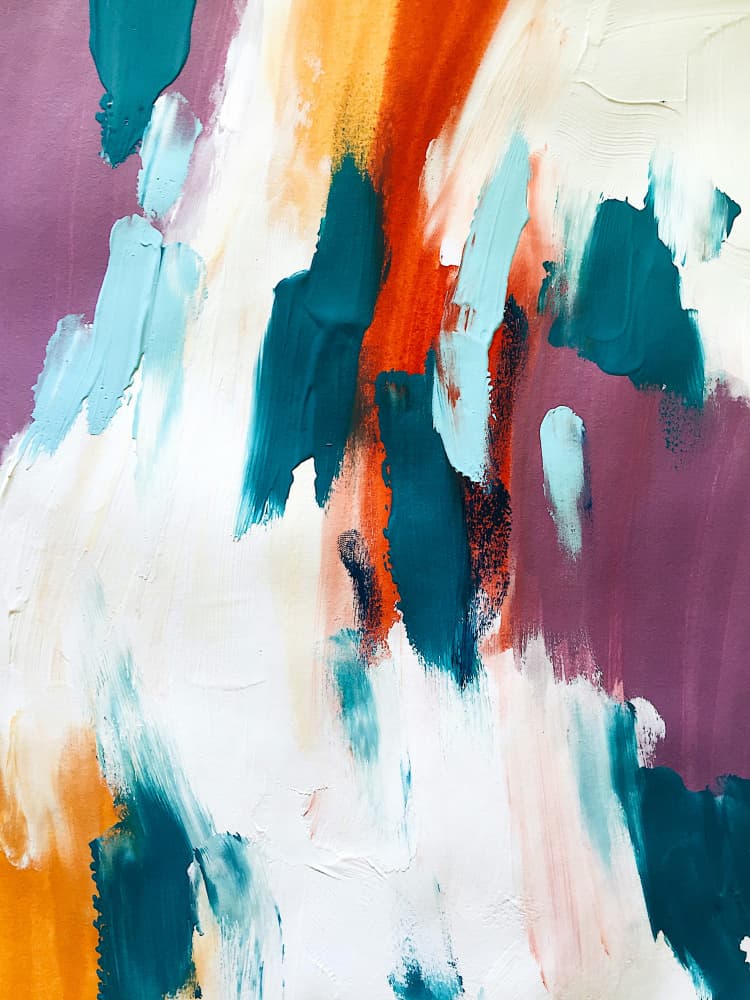 Dynamic Abstract Colors by Ejaaz Haniff — canvas wall art