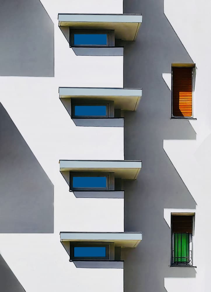 Modern Architectural Shadows by Arnon Orbach — canvas wall art