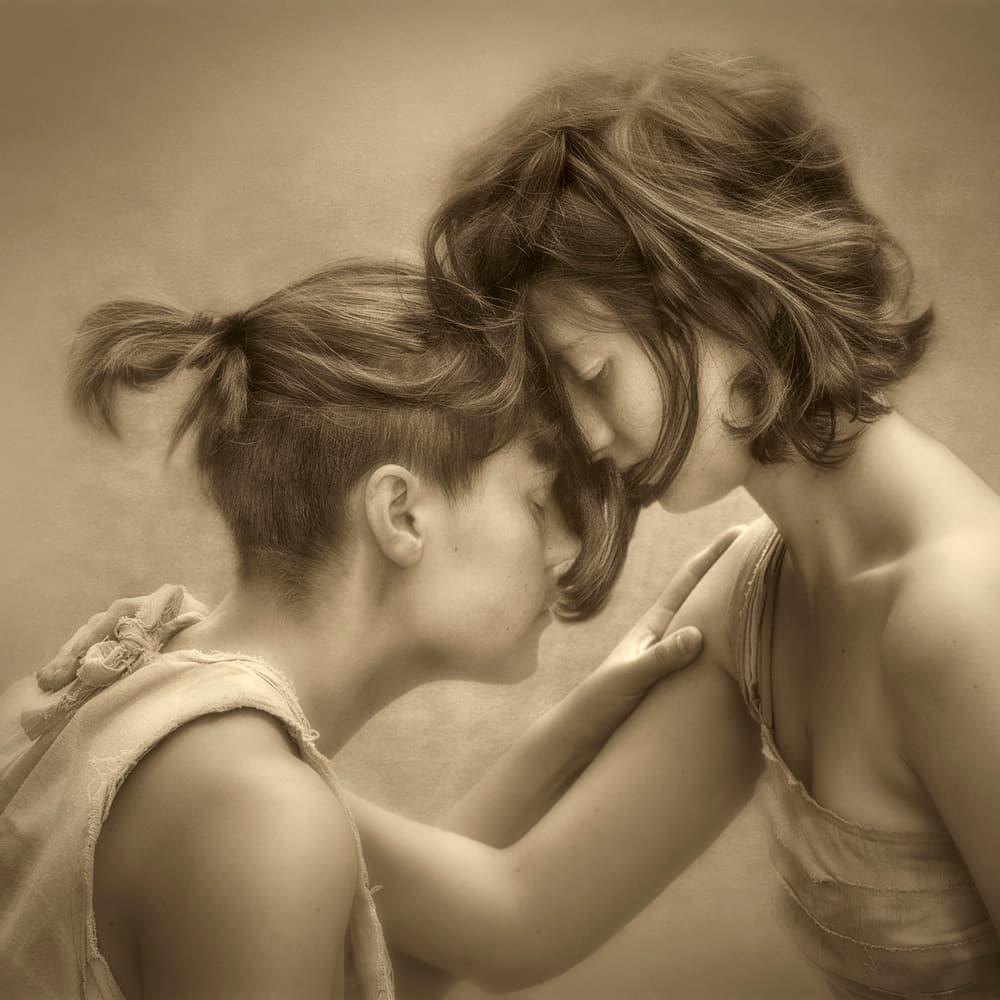 Tender Loving Embrace by Gaille Gray — canvas wall art