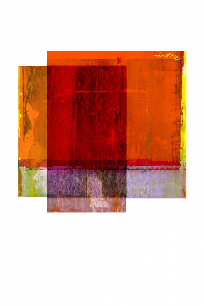 Vibrant Layered Abstract by cartissi — canvas wall art