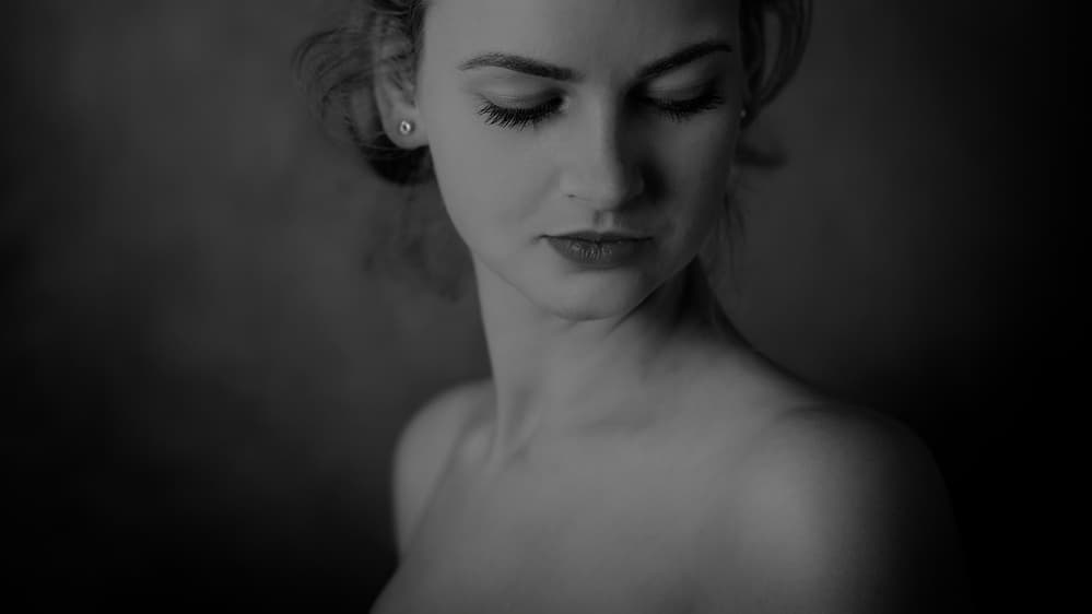 Pensive Woman Portrait by Jacob Tuinenga — canvas wall art