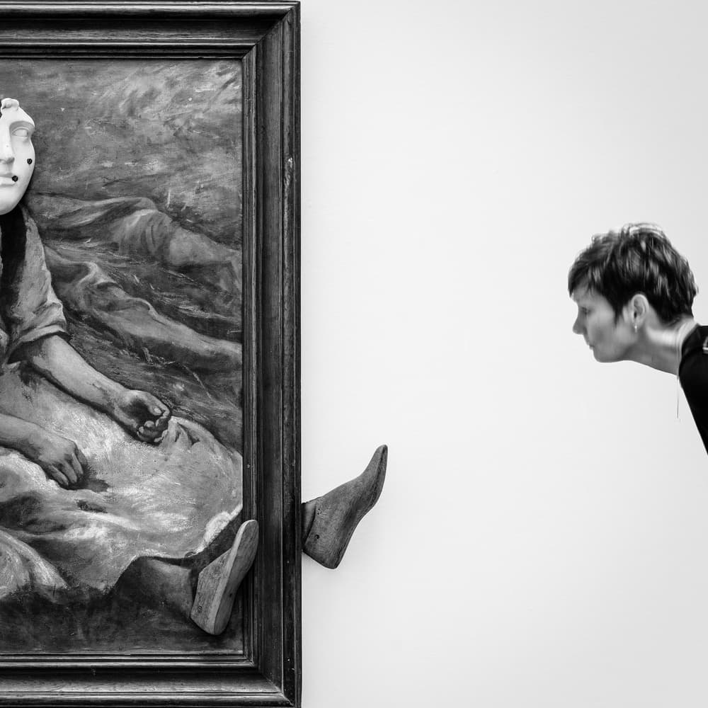 Art Beyond the Frame by Luc Vangindertael (laGrange) — canvas wall art