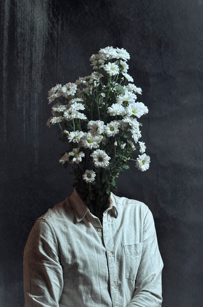Surreal Flower Head by Dan-Stefan Susa — canvas wall art