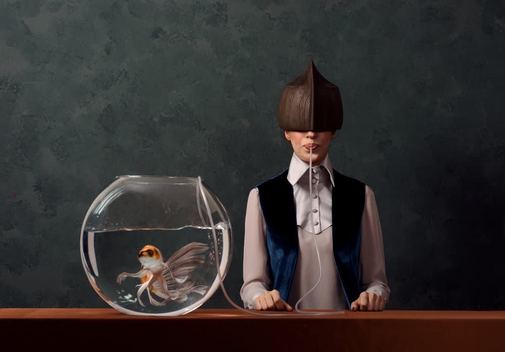 The Goldfish Connection by Peyman Naderi — canvas wall art